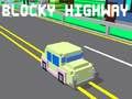 Mchezo Barabara kuu ya Blocky  online