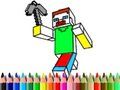 Mchezo Rudi Shuleni: Upakaji rangi wa Minecraft  online