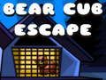 Mchezo Bear Cub kutoroka online