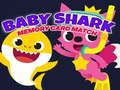 Mchezo Mechi ya Kadi ya Kumbukumbu ya Mtoto Shark online Mchezo Mechi ya Kadi ya Kumbukumbu ya Mtoto Shark online