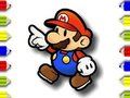 Mchezo Rudi Shuleni Mario Coloring  online