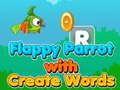 Mchezo Flappy Parrot na Unda Maneno  online