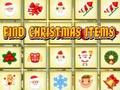 Mchezo Tafuta vitu vya Krismasi  online