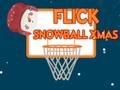 Mchezo Flick Snowball Xmas online