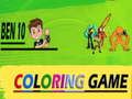 Mchezo Ben 10 kuchorea online