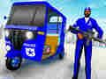 Mchezo Teksi ya Polisi Auto Rickshaw  online