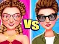 Mchezo Washawishi Girly Vs Tomboy  online