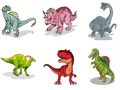 Mchezo Kadi za Dino  online