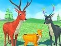Mchezo Familia ya Wanyama wa Kulungu Simulator  online