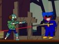Mchezo Huggy Wuggy dhidi ya Zombies  online