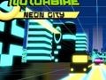 Mchezo Pikipiki Neon City  online