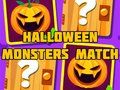 Mchezo Mechi ya Monsters ya Halloween  online