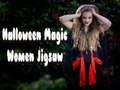 Mchezo Halloween Magic Wanawake Jigsaw  online