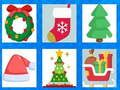 Mchezo Puzzles ya Krismasi Kwa Watoto  online