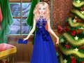 Mchezo Elsa Frozen Krismasi mavazi up  online