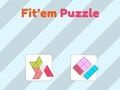 Mchezo Fit'em puzzle online