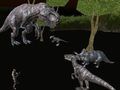 Mchezo Usiku wa manane Kuwinda Dinosaur kwa Wachezaji Wengi  online