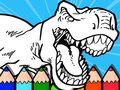 Mchezo Kuchorea Dinos Kwa Watoto  online