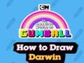 Mchezo Ulimwengu wa Kushangaza wa Gumball Jinsi ya Kuchora Darwin  online