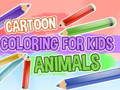 Mchezo Cartoon Coloring kwa Watoto Wanyama  online