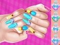 Mchezo Elsa Princess Mandhari msumari Art Diy  online