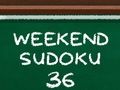 Mchezo Wikendi ya Sudoku 36  online