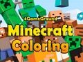 Mchezo Kitabu cha kuchorea cha Minecraft  online