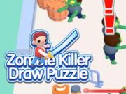 Mchezo Zombie Killer Chora Puzzle  online