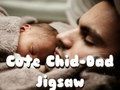 Mchezo Cute Mtoto-Baba Jigsaw  online