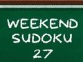 Mchezo Wikendi ya Sudoku 27  online