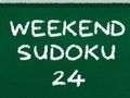 Mchezo Wikendi ya Sudoku 24  online