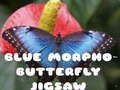 Mchezo Jigsaw ya Blue Morpho Butterfly  online