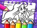 Mchezo Ariel Kitabu cha Kuchorea Mermaid  online