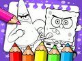 Mchezo Sponge Bob Coloring Kitabu  online