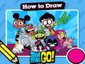 Mchezo Moto wa Kuchora Teen Titans Go!  online