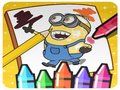 Mchezo Minion ya kuchorea  online