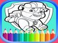 Mchezo Kitabu cha kuchorea cha PAW Patrol  online