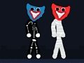 Mchezo Likizo ya Kupendeza ya Stickman Huggy  online