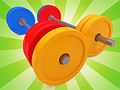 Mchezo Aina ya Puzzle ya Barbell  online