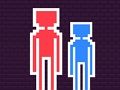 Mchezo Stickman Nyekundu na Stickman ya Bluu  online