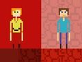 Mchezo Stickman Steve dhidi ya Alex Nether  online