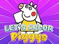 Mchezo Hebu Rangi Piggys  online