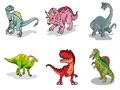 Mchezo Kadi za Dinosaur  online