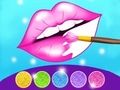 Mchezo Mchezo wa Kuchorea Midomo ya Glitter  online