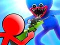Mchezo Stickman dhidi ya Huggy Wuggy  online