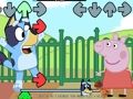 Mchezo FNF: Bluey VS Peppa Nguruwe  online