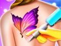 Mchezo Barbie Mapenzi Tattoo Shop  online
