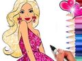 Mchezo Kitabu cha kuchorea: Barbie  online