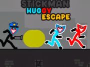 Mchezo Stickman Huggy kutoroka online