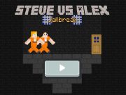 Mchezo Steve vs Alex Jailbreak online